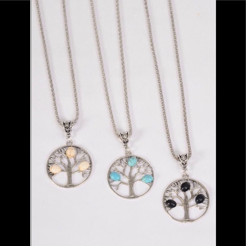 💐Silver Chain Tree of Life Necklace